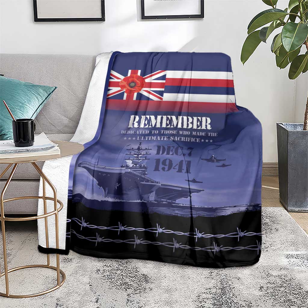 Hawaii Pearl Harbor Remembrance Day Blanket Flag Style LT05 - Polynesian Pride