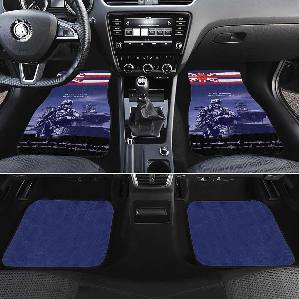 Hawaii Pearl Harbor Remembrance Day Car Mats Flag Style