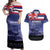 Hawaii Pearl Harbor Remembrance Day Couples Matching Off Shoulder Maxi Dress and Hawaiian Shirt Flag Style