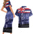 Hawaii Pearl Harbor Remembrance Day Couples Matching Short Sleeve Bodycon Dress and Hawaiian Shirt Flag Style