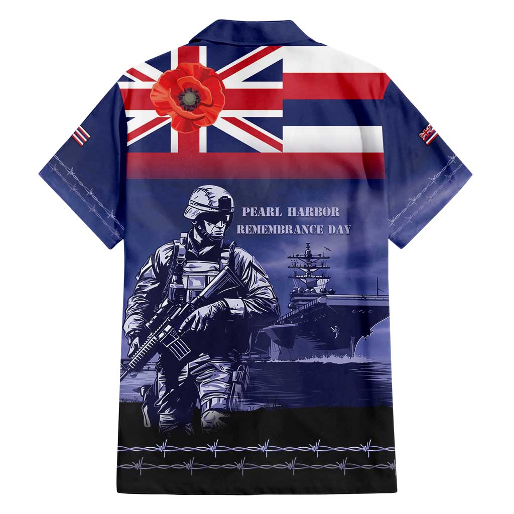 Hawaii Pearl Harbor Remembrance Day Family Matching Tank Maxi Dress and Hawaiian Shirt Flag Style