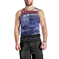 Hawaii Pearl Harbor Remembrance Day Men Tank Top Flag Style LT05 - Polynesian Pride