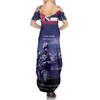 Hawaii Pearl Harbor Remembrance Day Summer Maxi Dress Flag Style LT05 - Polynesian Pride