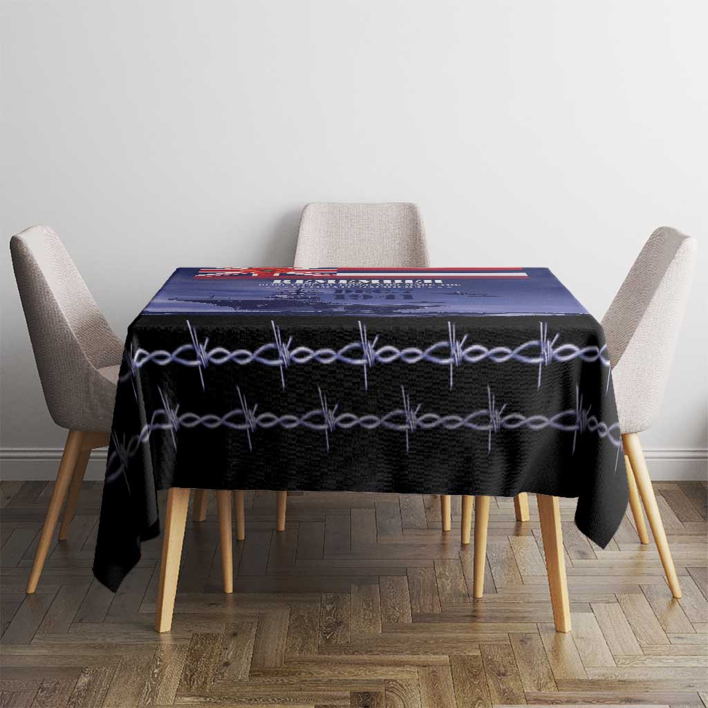 Hawaii Pearl Harbor Remembrance Day Tablecloth Flag Style LT05 - Polynesian Pride