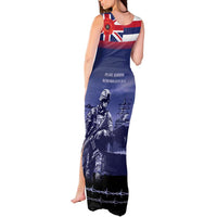 Hawaii Pearl Harbor Remembrance Day Tank Maxi Dress Flag Style LT05 - Polynesian Pride