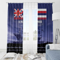Hawaii Pearl Harbor Remembrance Day Window Curtain Flag Style LT05 - Polynesian Pride