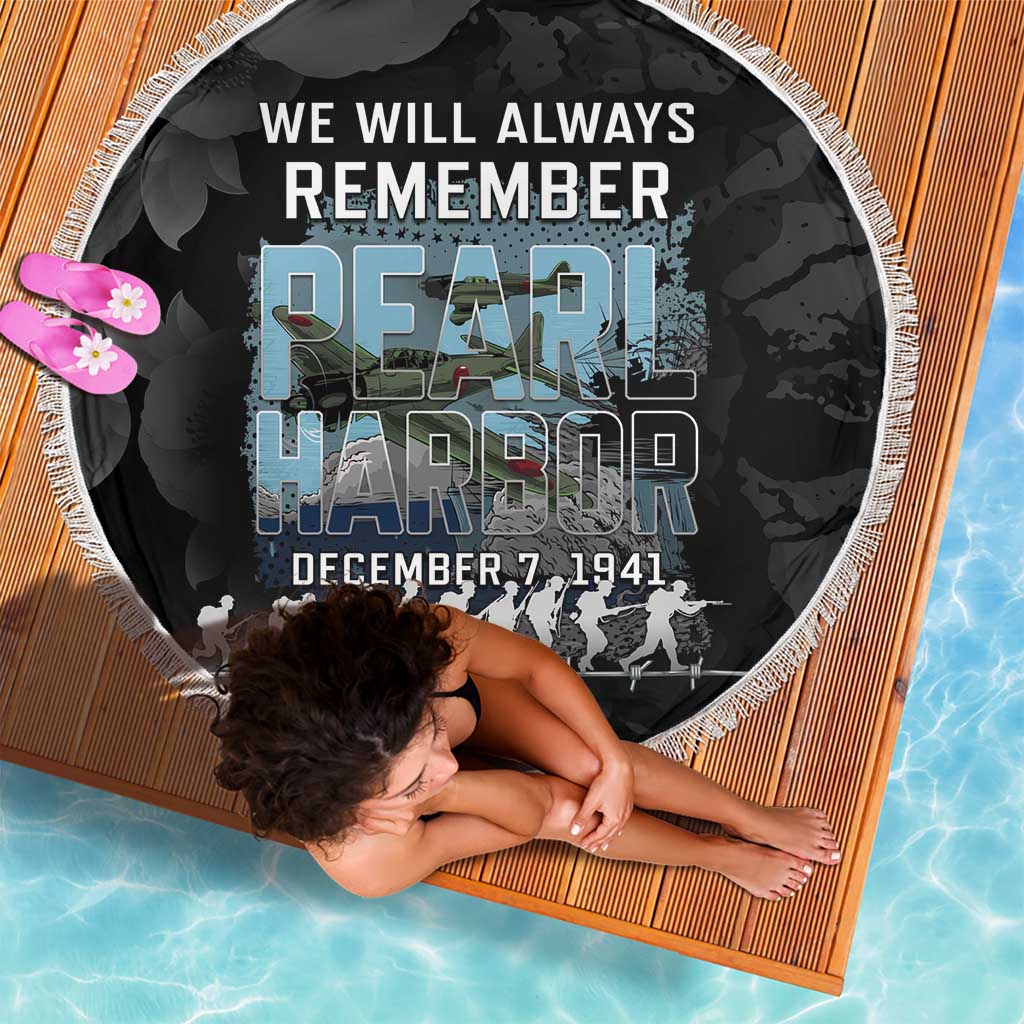 Pearl Harbor Remembrance Day Beach Blanket We Will Always Remember LT05 - Polynesian Pride