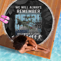 Pearl Harbor Remembrance Day Beach Blanket We Will Always Remember LT05 - Polynesian Pride