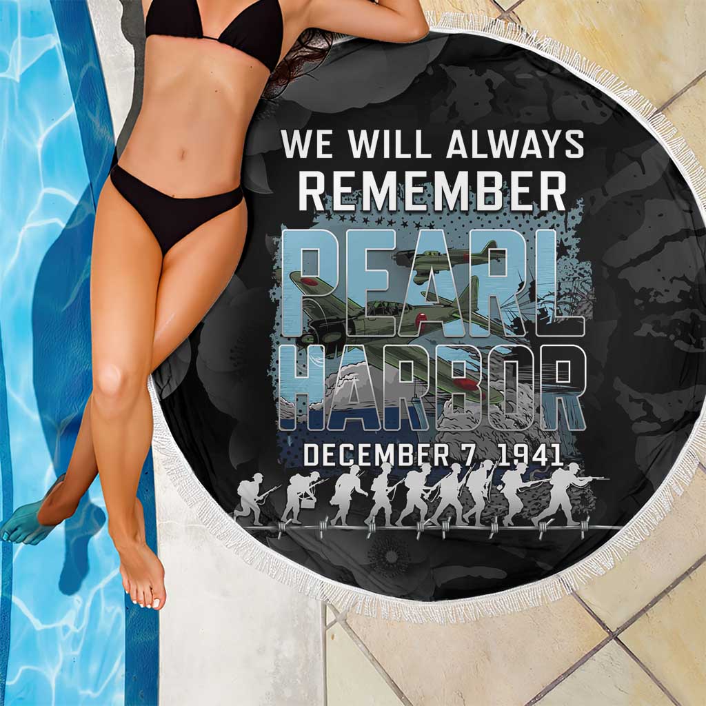 Pearl Harbor Remembrance Day Beach Blanket We Will Always Remember LT05 - Polynesian Pride