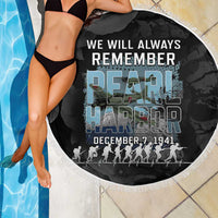 Pearl Harbor Remembrance Day Beach Blanket We Will Always Remember LT05 - Polynesian Pride