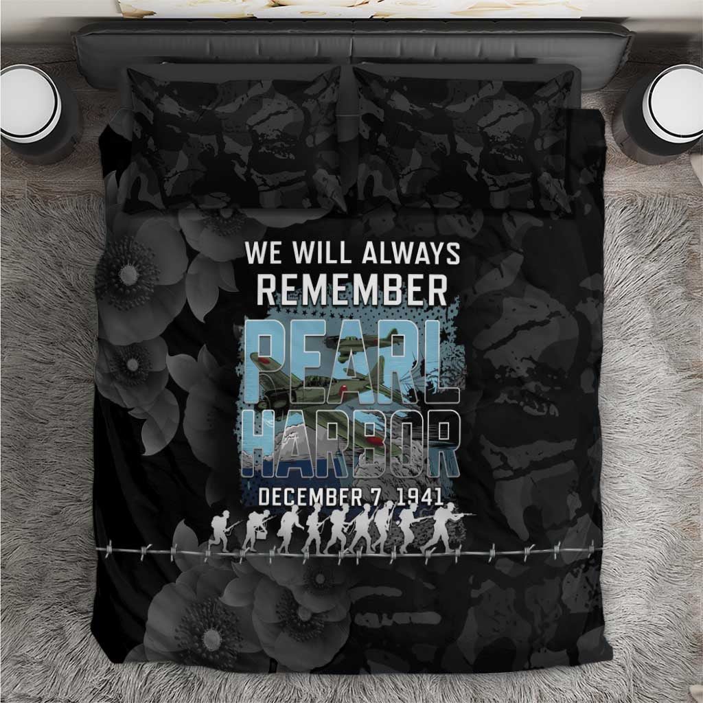 Pearl Harbor Remembrance Day Bedding Set We Will Always Remember