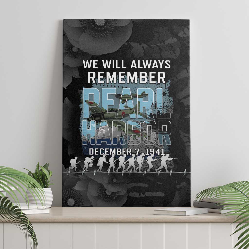 Pearl Harbor Remembrance Day Canvas Wall Art We Will Always Remember LT05 - Polynesian Pride