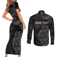 Personalized Pearl Harbor Remembrance Day Couples Matching Short Sleeve Bodycon Dress and Long Sleeve Button Shirt We Will Always Remember LT05 - Polynesian Pride