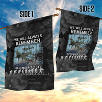 Pearl Harbor Remembrance Day Garden Flag We Will Always Remember LT05 - Polynesian Pride