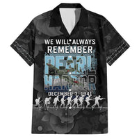Personalized Pearl Harbor Remembrance Day Hawaiian Shirt We Will Always Remember LT05 Black - Polynesian Pride