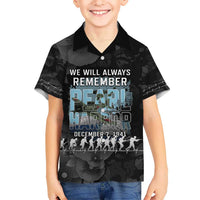 Personalized Pearl Harbor Remembrance Day Kid Hawaiian Shirt We Will Always Remember