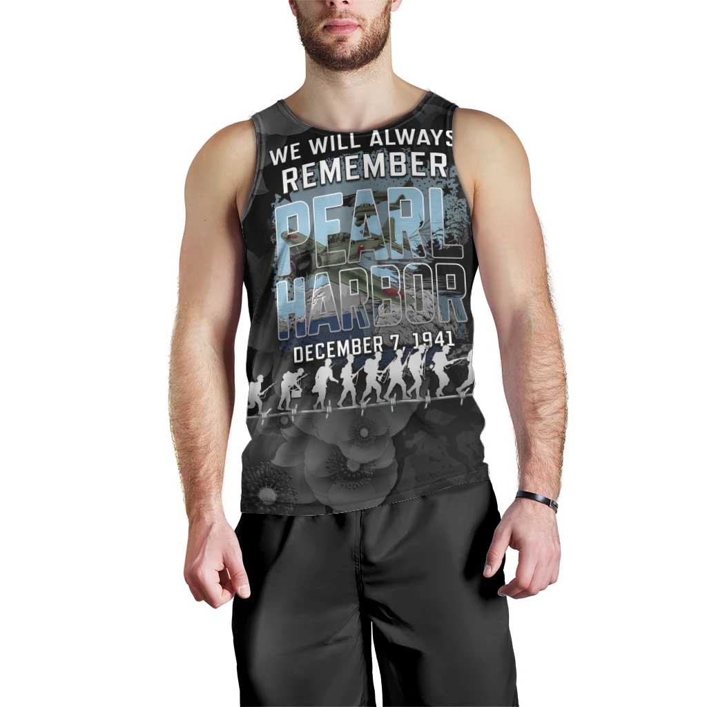 Personalized Pearl Harbor Remembrance Day Men Tank Top We Will Always Remember LT05 - Polynesian Pride