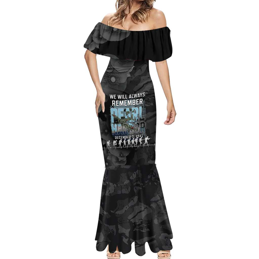 Personalized Pearl Harbor Remembrance Day Mermaid Dress We Will Always Remember