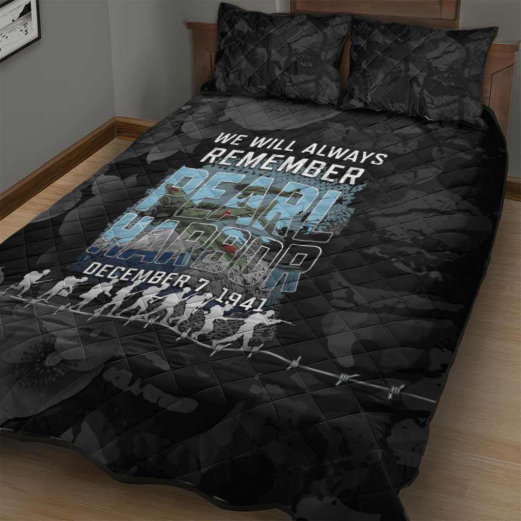 Pearl Harbor Remembrance Day Quilt Bed Set We Will Always Remember LT05 - Polynesian Pride