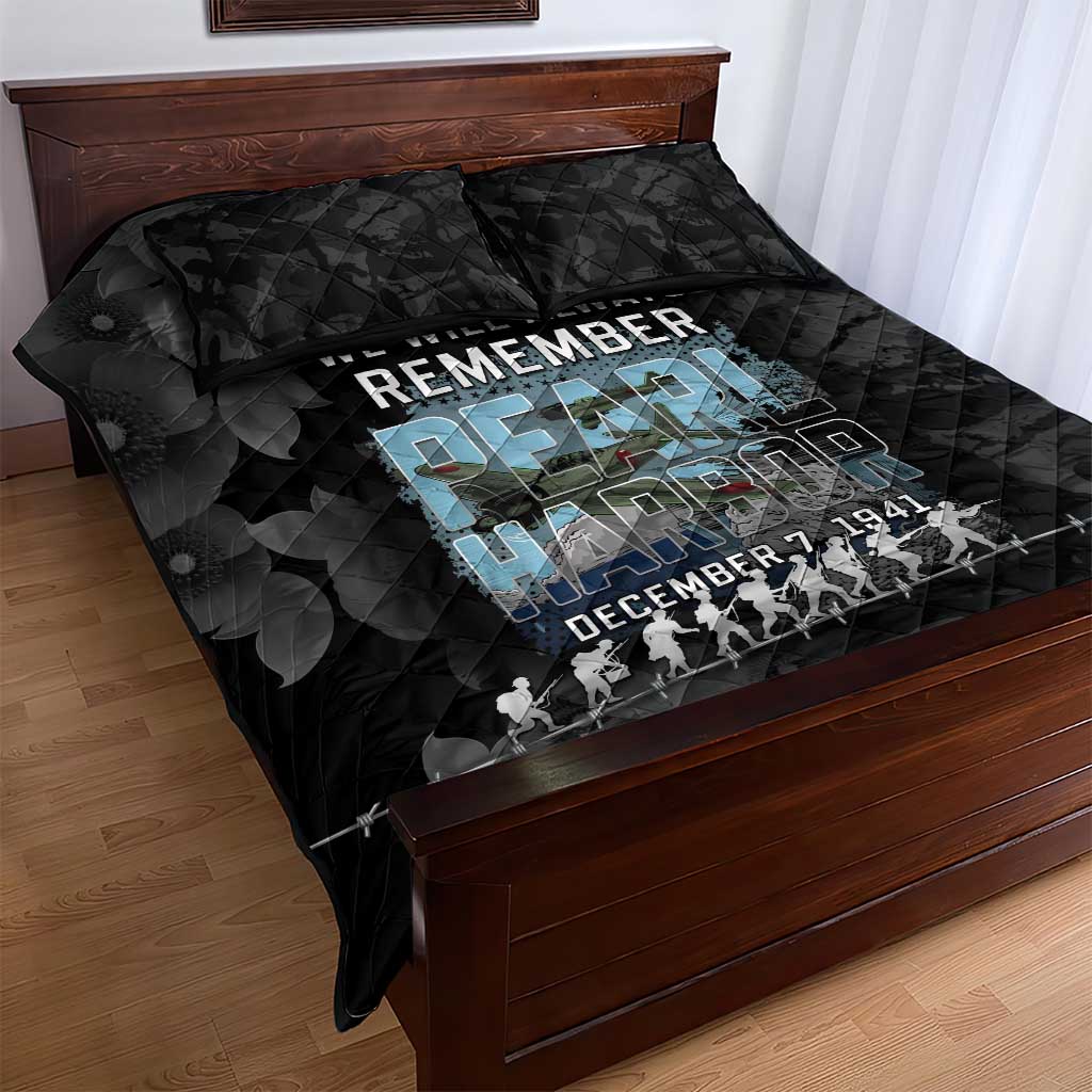 Pearl Harbor Remembrance Day Quilt Bed Set We Will Always Remember LT05 - Polynesian Pride
