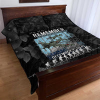 Pearl Harbor Remembrance Day Quilt Bed Set We Will Always Remember LT05 - Polynesian Pride