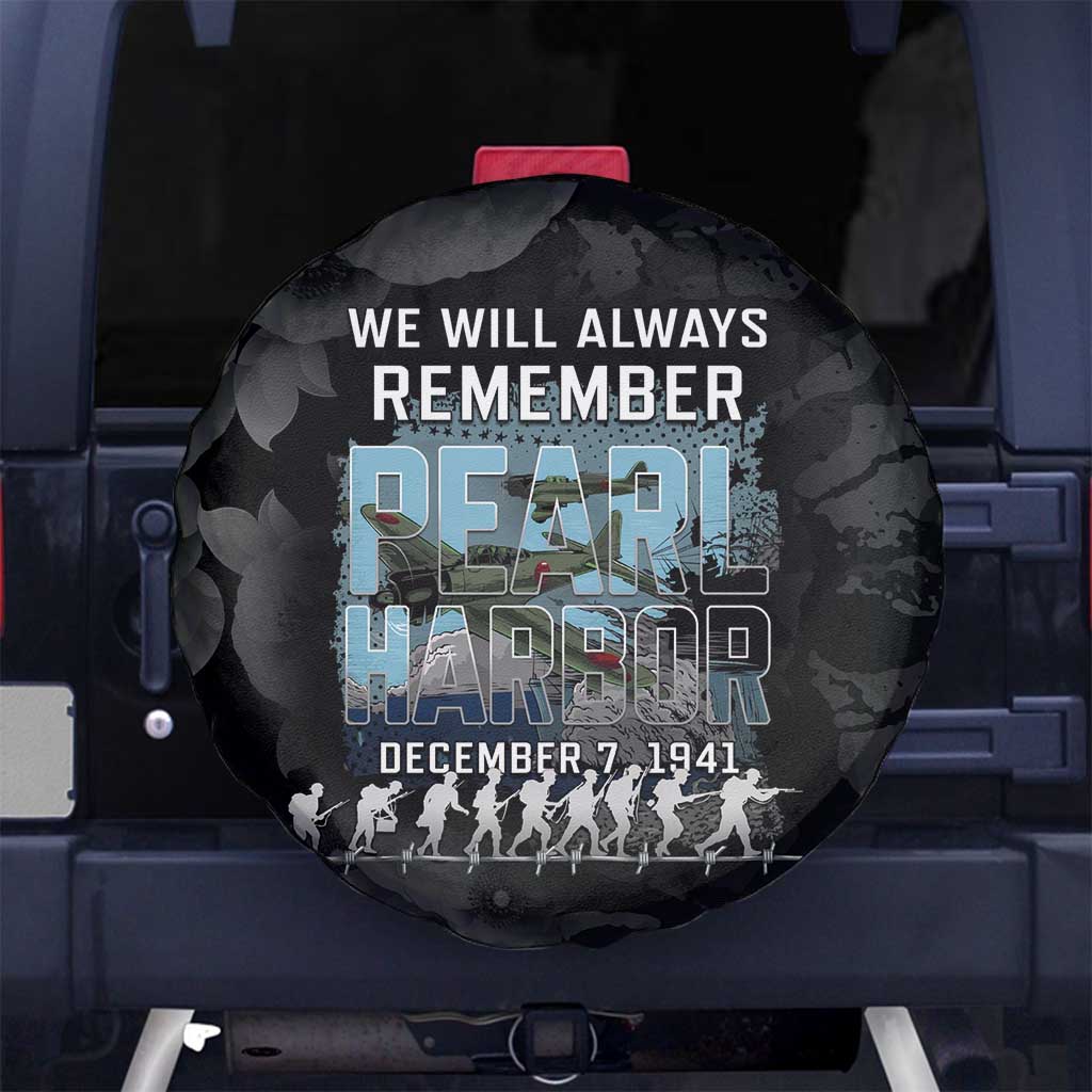Pearl Harbor Remembrance Day Spare Tire Cover We Will Always Remember LT05 - Polynesian Pride