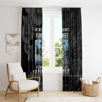 Pearl Harbor Remembrance Day Window Curtain We Will Always Remember LT05 - Polynesian Pride