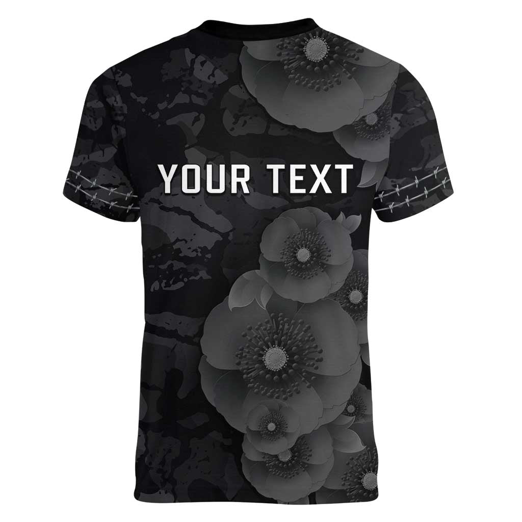 Personalized Pearl Harbor Remembrance Day Women V-Neck T-Shirt We Will Always Remember LT05 - Polynesian Pride