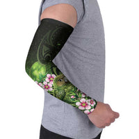 New Zealand Aotearoa Kakapo Arm Sleeves Maori Pattern With Manuka Galaxy Style - Polynesian Pride