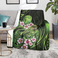 New Zealand Aotearoa Kakapo Blanket Maori Pattern With Manuka Galaxy Style - Polynesian Pride