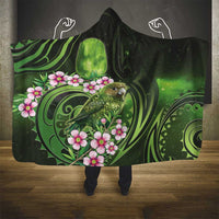 New Zealand Aotearoa Kakapo Hooded Blanket Maori Pattern With Manuka Galaxy Style - Polynesian Pride