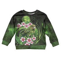 New Zealand Aotearoa Kakapo Kid Ugly Christmas Sweater Maori Pattern With Manuka Galaxy Style - Polynesian Pride