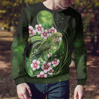 New Zealand Aotearoa Kakapo Ugly Christmas Sweater Maori Pattern With Manuka Galaxy Style - Polynesian Pride