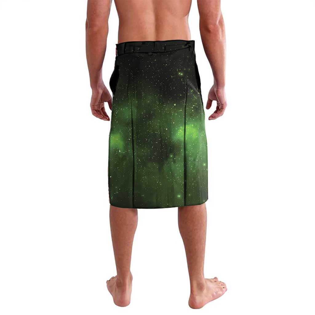 New Zealand Aotearoa Kakapo Lavalava Maori Pattern With Manuka Galaxy Style - Polynesian Pride