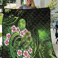 New Zealand Aotearoa Kakapo Quilt Maori Pattern With Manuka Galaxy Style - Polynesian Pride