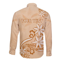 Personalised New Zealand Auckland Folk Festival Long Sleeve Button Shirt Vintage Style LT05 - Polynesian Pride