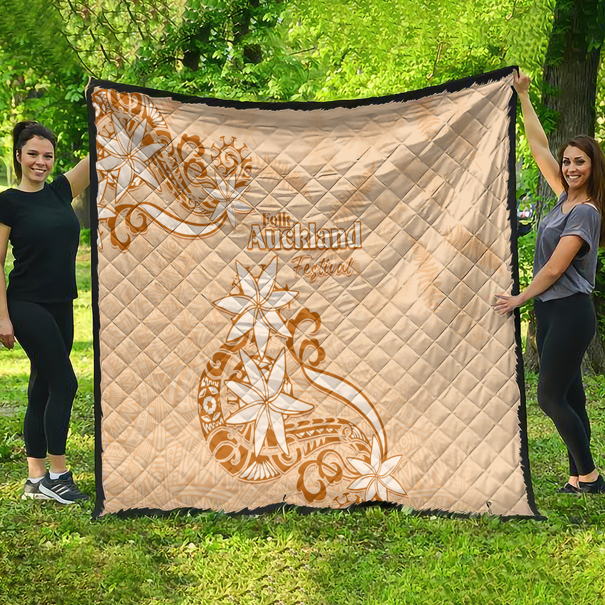 New Zealand Auckland Folk Festival Quilt Vintage Style LT05 - Polynesian Pride