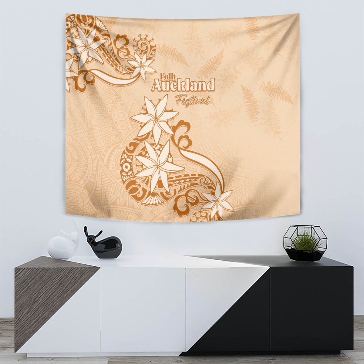 New Zealand Auckland Folk Festival Tapestry Vintage Style LT05 - Polynesian Pride