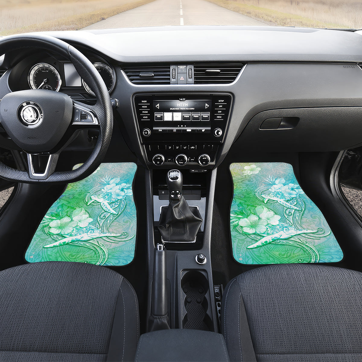 Couple Sea Turtle One Love One Heart Car Mats LT05 - Polynesian Pride