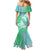 Couple Sea Turtle One Love One Heart Family Matching Mermaid Dress and Hawaiian Shirt LT05 - Polynesian Pride