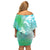 Couple Sea Turtle One Love One Heart Family Matching Off Shoulder Short Dress and Hawaiian Shirt LT05 - Polynesian Pride