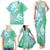 Couple Sea Turtle One Love One Heart Family Matching Tank Maxi Dress and Hawaiian Shirt LT05 - Polynesian Pride