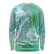 Couple Sea Turtle One Love One Heart Long Sleeve Shirt LT05 Unisex Aqua - Polynesian Pride