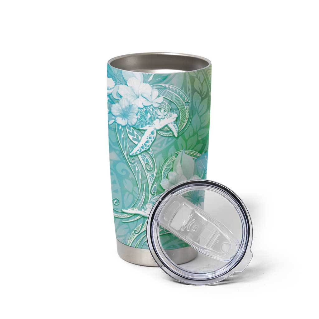 Couple Sea Turtle One Love One Heart Tumbler Cup LT05 - Polynesian Pride