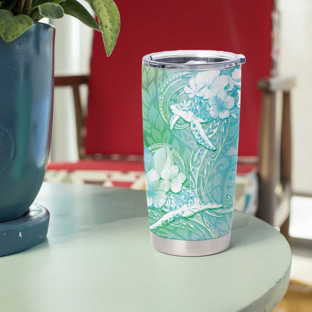 Couple Sea Turtle One Love One Heart Tumbler Cup LT05 - Polynesian Pride