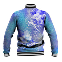Couple Blue Sea Turtle Heart Love Baseball Jacket LT05 - Polynesian Pride