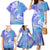 Couple Blue Sea Turtle Heart Love Family Matching Mermaid Dress and Hawaiian Shirt LT05 - Polynesian Pride