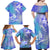 Couple Blue Sea Turtle Heart Love Family Matching Off Shoulder Maxi Dress and Hawaiian Shirt LT05 - Polynesian Pride