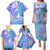 Couple Blue Sea Turtle Heart Love Family Matching Puletasi Dress and Hawaiian Shirt LT05 - Polynesian Pride