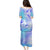 Couple Blue Sea Turtle Heart Love Family Matching Puletasi Dress and Hawaiian Shirt LT05 - Polynesian Pride